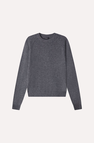 Cashmere 9gg Long Sleeve Shrunken Crew