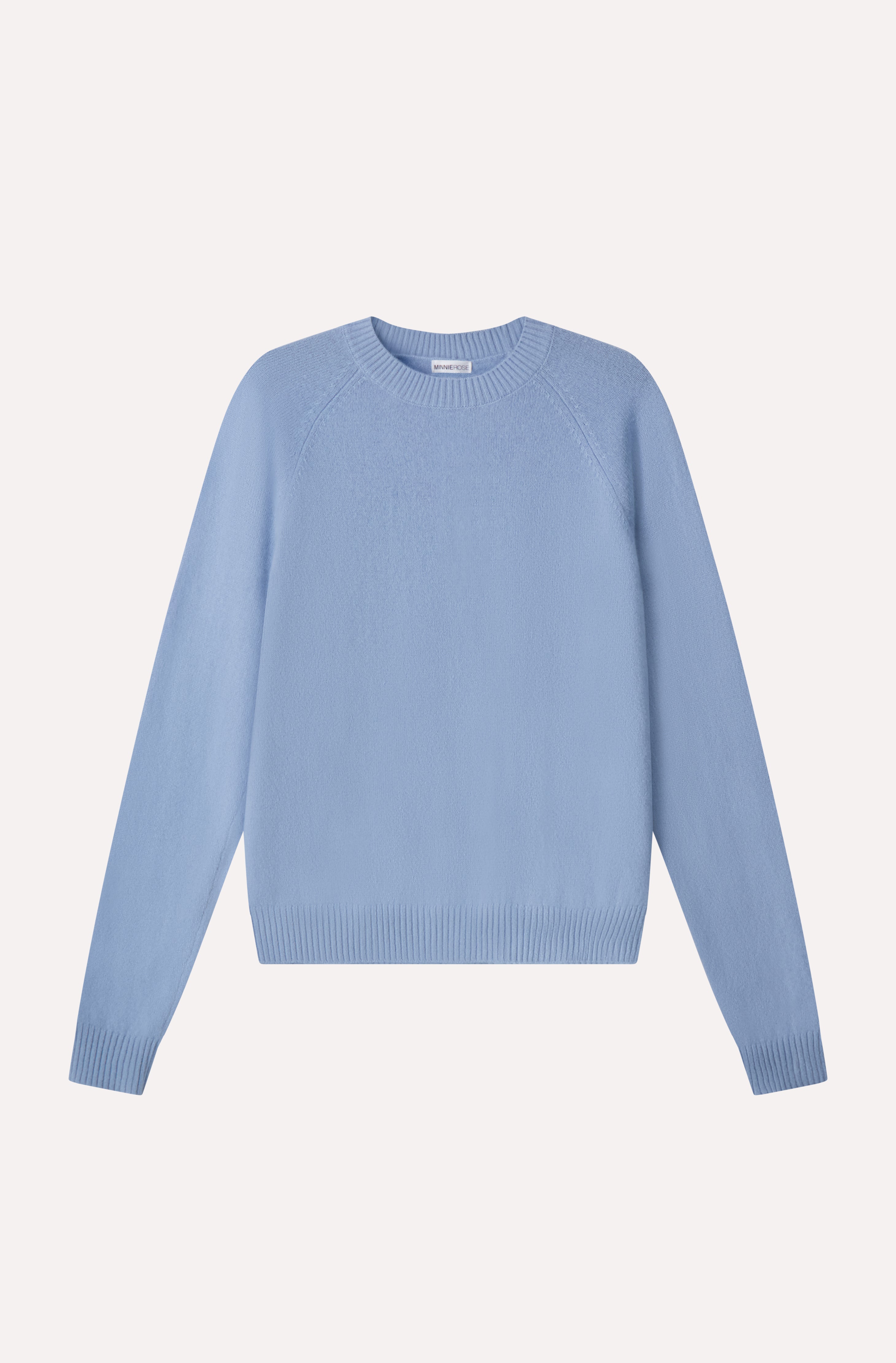 Cashmere 9gg Long Sleeve Shrunken Crew – Minnie Rose