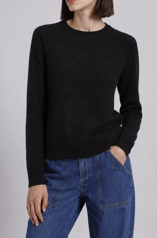 Cashmere 9gg Long Sleeve Shrunken Crew