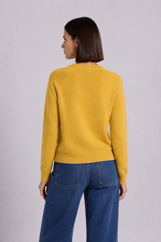 Cashmere 9gg Long Sleeve Shrunken Crew