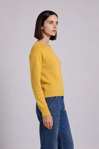 Cashmere 9gg Long Sleeve Shrunken Crew