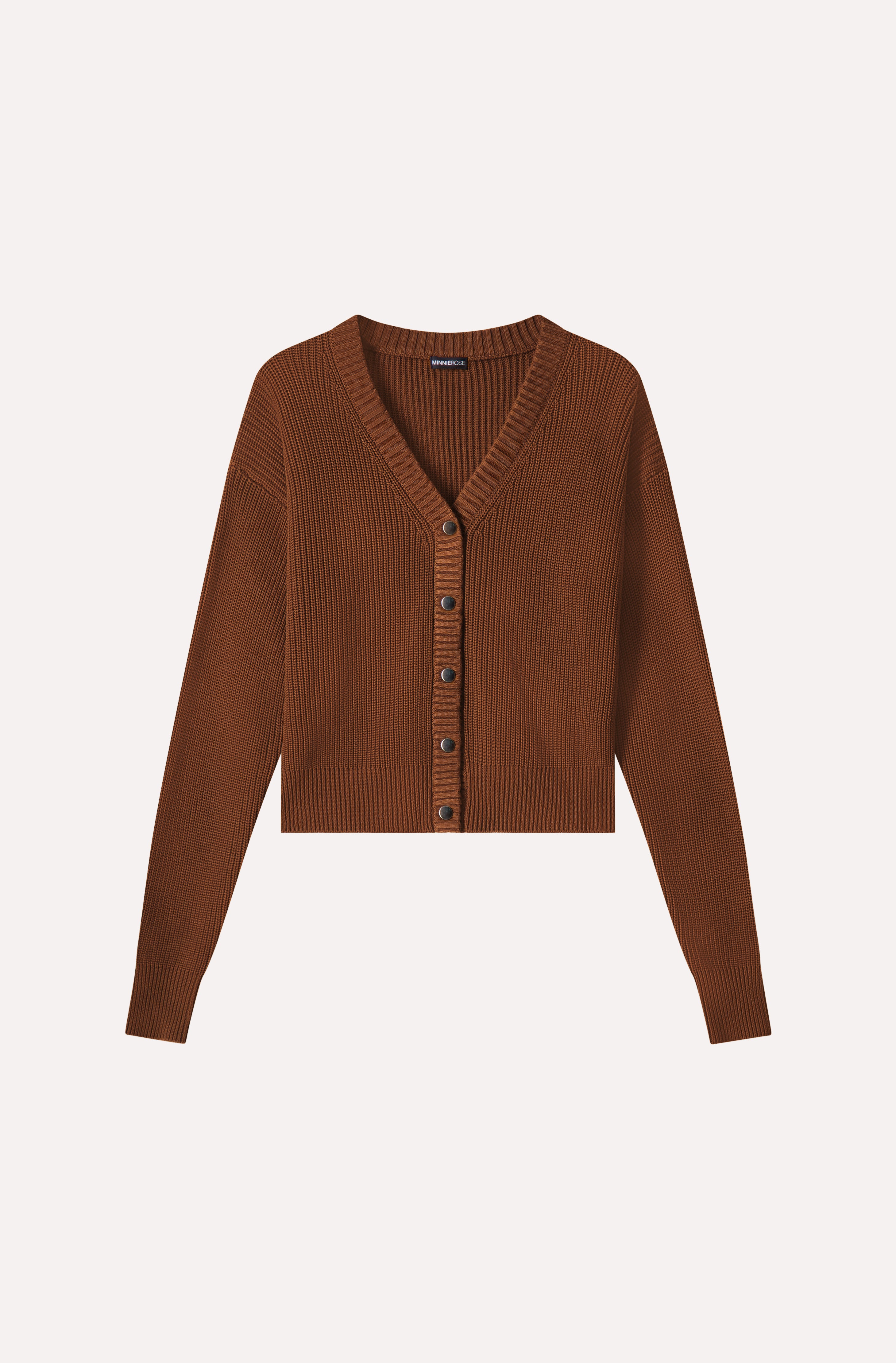 Cotton Shaker Crop Cardigan