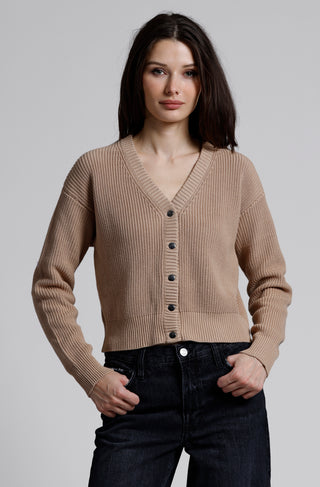 Cotton Shaker Crop Cardigan