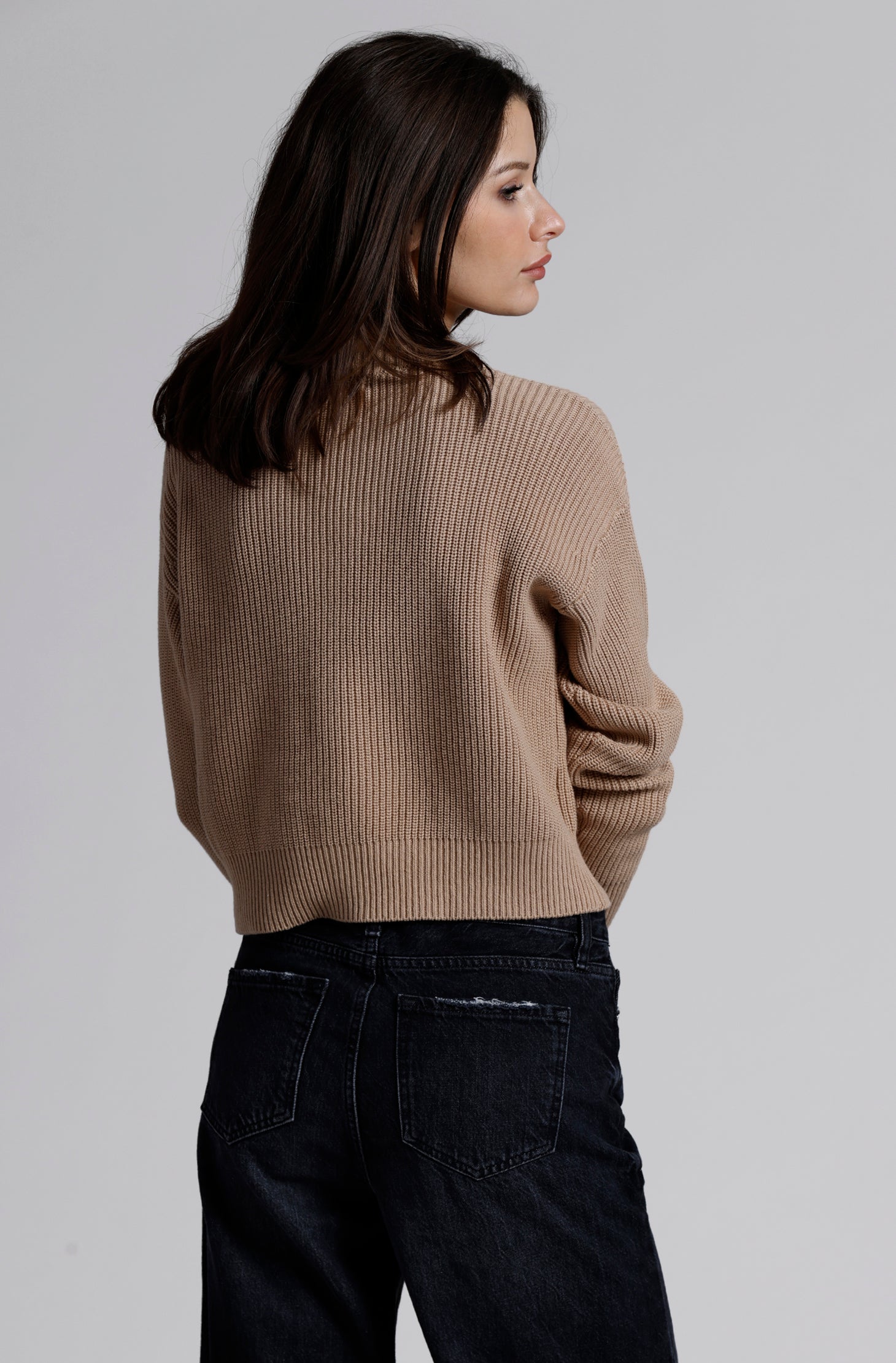 Cotton Shaker Crop Cardigan – Minnie Rose
