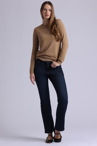 Supima Cotton Cashmere Long Sleeve Crew