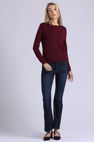 Supima Cotton Cashmere Long Sleeve Crew