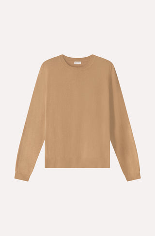Supima Cotton Cashmere Long Sleeve Crew