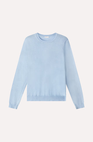 Supima Cotton Cashmere Long Sleeve Crew