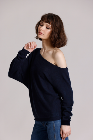 Cashmere Off The Shoulder Top
