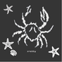black / starch crabby