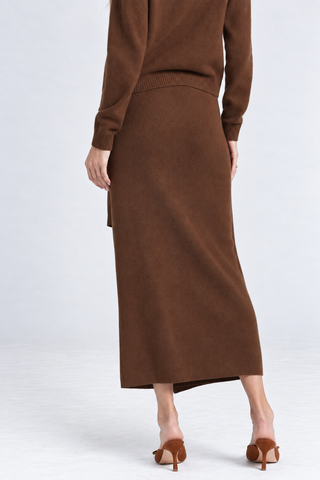 Cashmere Maxi Wrap Skirt