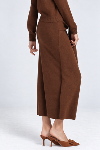Cashmere Maxi Wrap Skirt