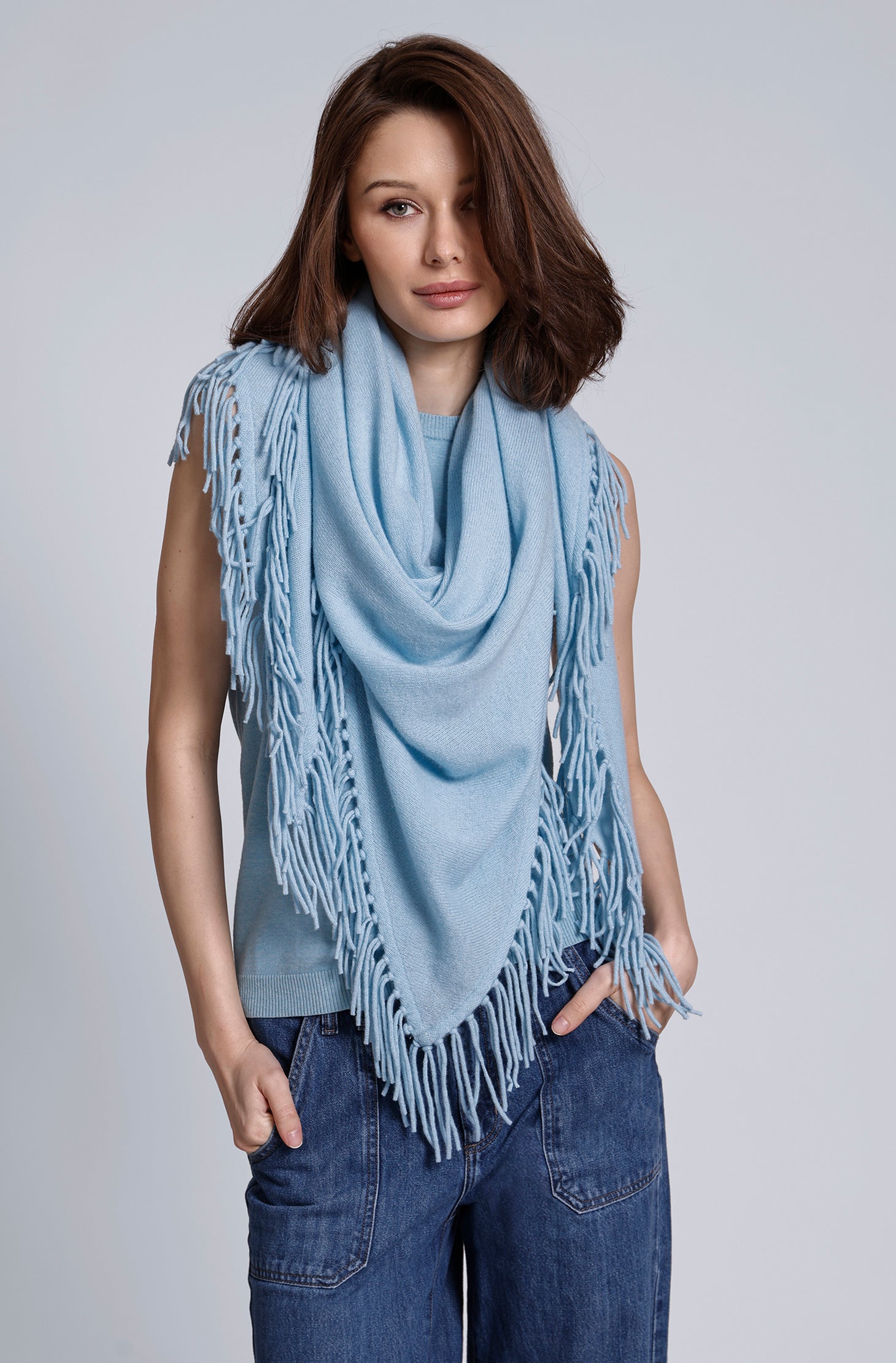 Cashmere Fringe Shawl