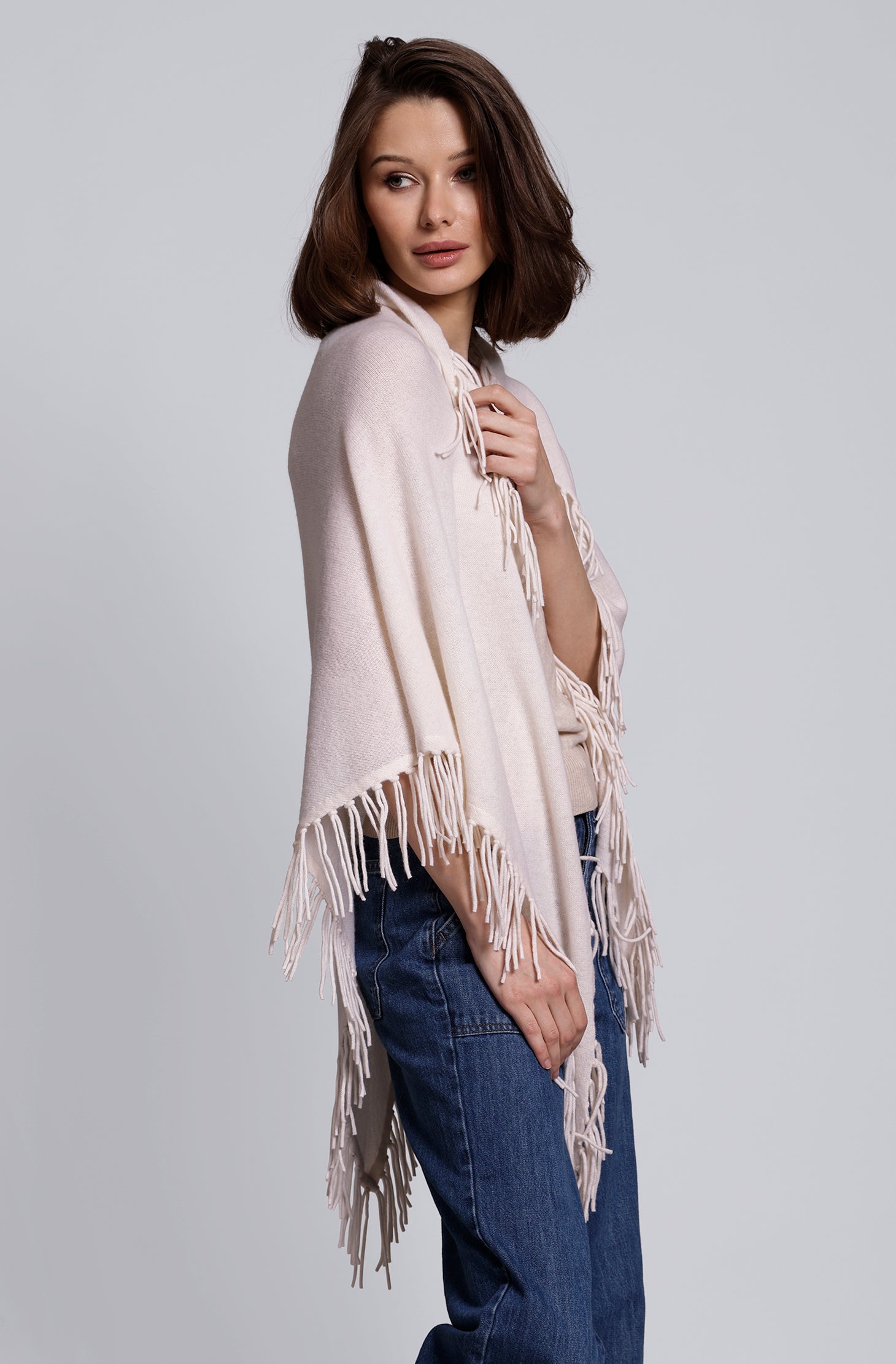 Cashmere Fringe Shawl