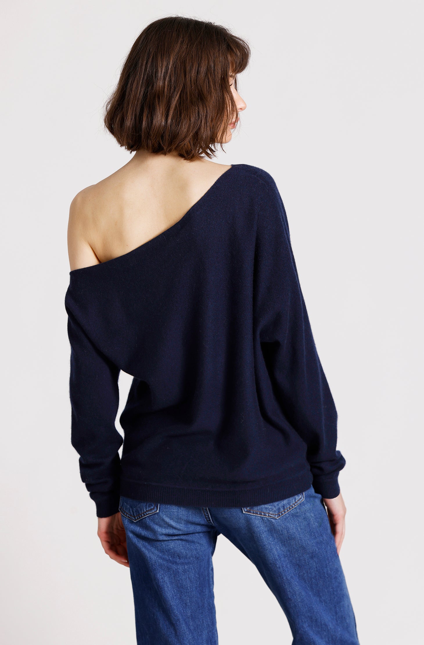 Cashmere Off The Shoulder Top