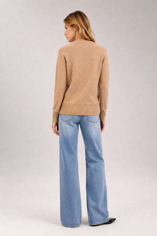 Cashmere 9gg Long Sleeve Shrunken Crew