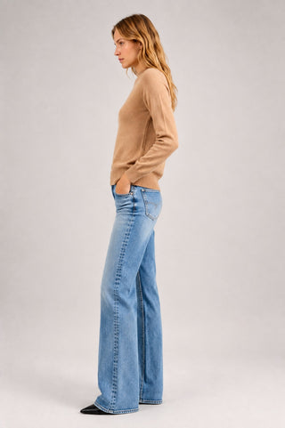 Cashmere 9gg Long Sleeve Shrunken Crew