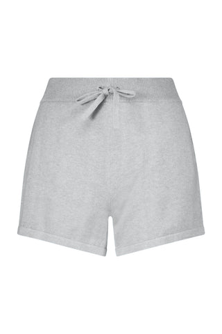 Cotton Cashmere Shorts Ash Grey