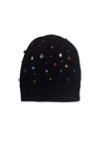 Cotton Cashmere Beaded Hat Multi color