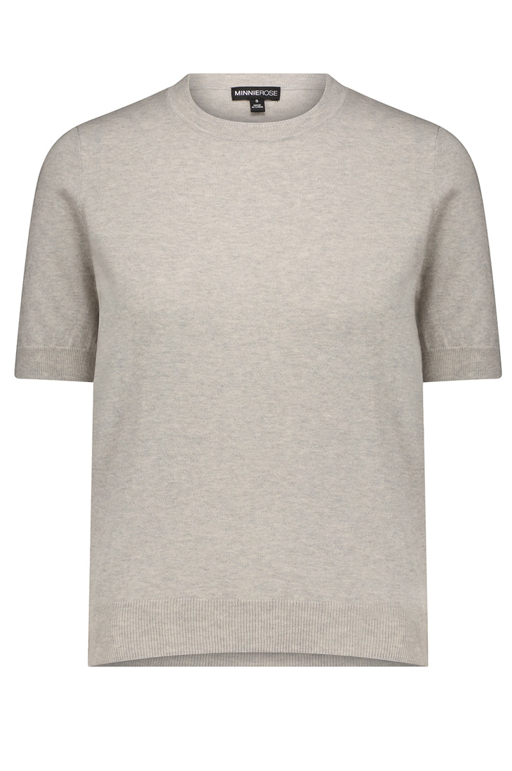 Cashmere short 2025 sleeve tee