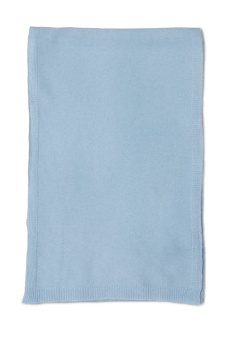100% Cashmere Scarf -Baby Blue