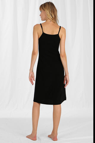 Cashmere Slip Dress BLACK