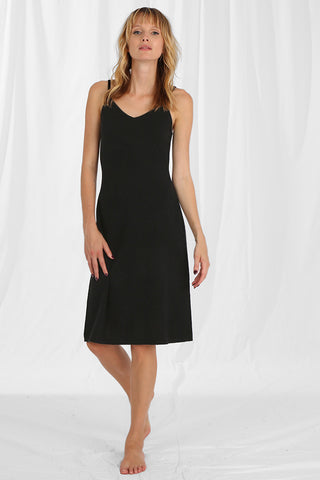 Cashmere Slip Dress BLACK