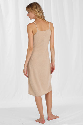 Cashmere Slip Dress BLACK -Brown Sugar